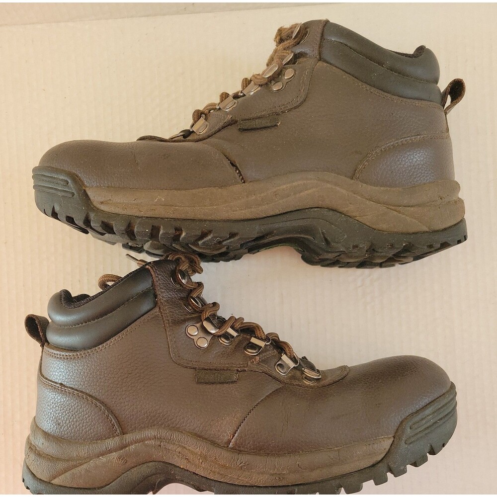 Mens Propet M3188 Cliff Walker Waterproof Hiking Boots Size 8.5  Bronco Brown